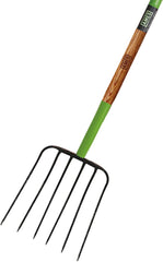 Ames 2826900 6 Tine Manure Fork Ash Handle