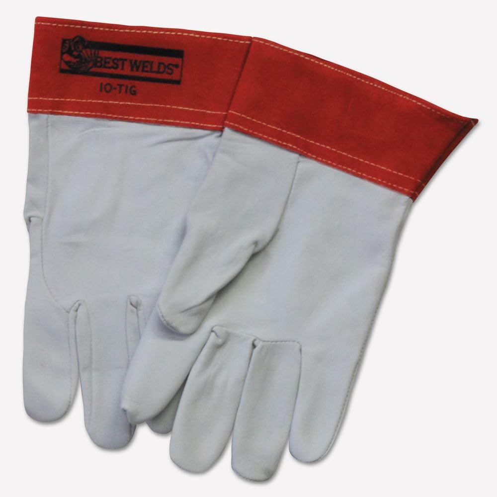 Best Welds 902-10TIG-L 10-TIG Capeskin Welding Gloves Power Large Replacement MPN