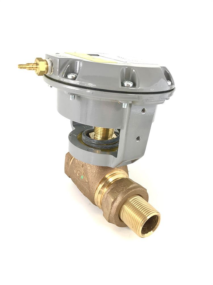 Johnson Controls VG7251NT+3003D Series VG7000 Brass Trim Globe Valve with V-3000-8003 Pneumatic Actuator