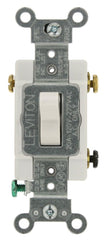 Leviton 1223-SW Toggle 3-Way AC Quiet Switch 20-Amp 120/277-Volt