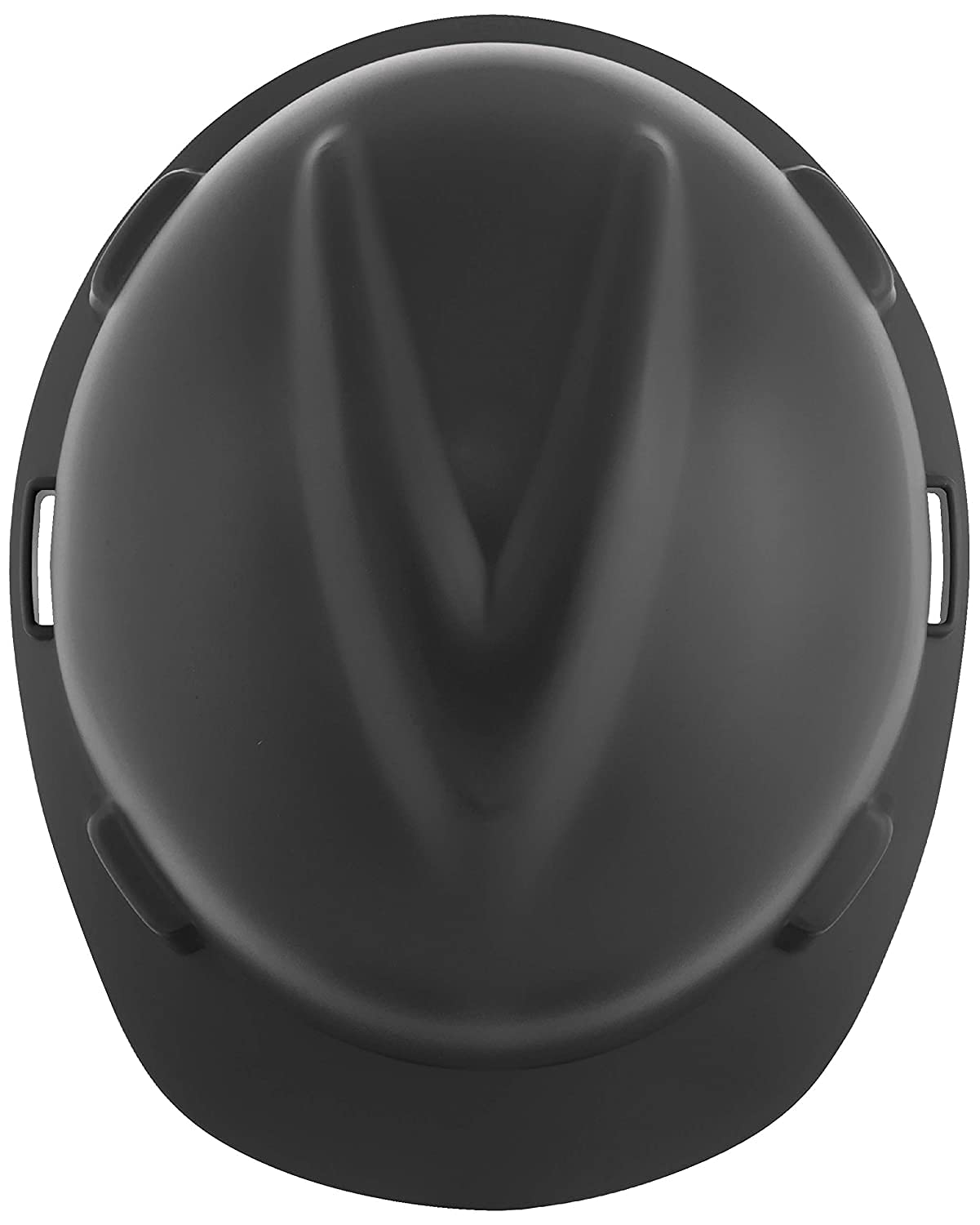 MSA 10203092 V-Gard Hard Hat Matte Black Cap Style Fas-Trac III Suspension