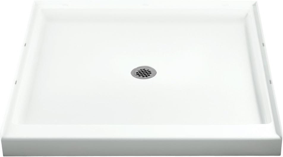 Sterling 72161100-0 Ensemble 36 Inch Shower Base Vikrell Center Drain White