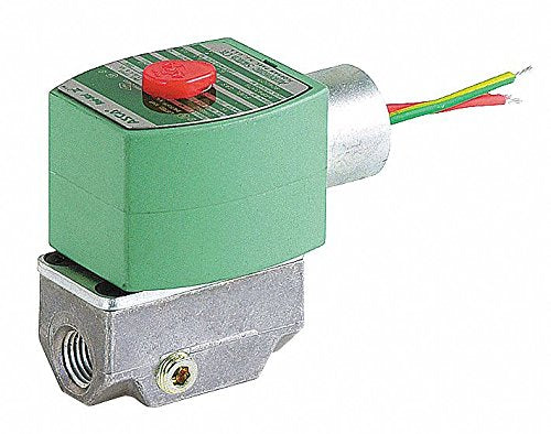 ASCO SV311A02N6CF5 3/8 Aluminum Fuel Gas Solenoid Valve with Test Port, Normally Closed