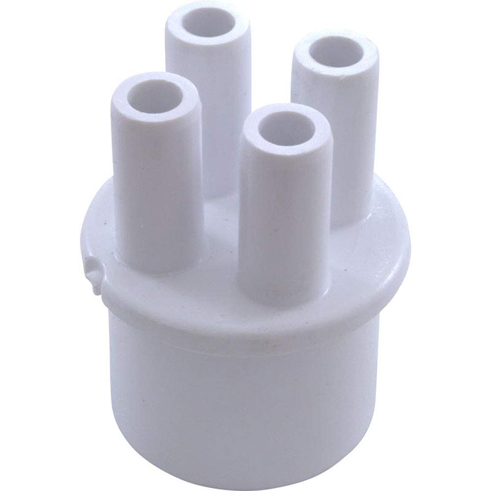 Waterway Plastics 672-4030 Manifold 1 Inch Spigot x Four 3/8 Inch Barb Ports