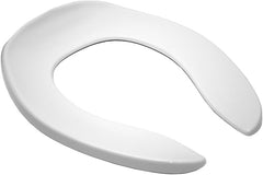 Toto SC534#01 Elongated Open Front Commercial Toilet Seat Cotton White