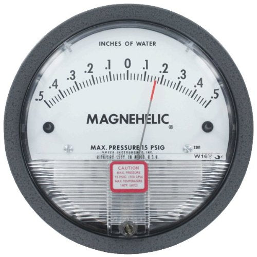 Dwyer 2300-00 Magnehelic Differential Pressure Gauge