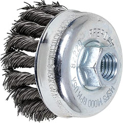 Pferd 82220 Knot Wire Cup Brush .020 Inch Carbon Steel Wire 5/8-11 Thread