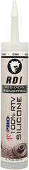 Red Devil 08260I RD PRO Industrial Grade RTV 100% Silicone Weather-Resistant Sealant 10.1 oz Tube Clear 1-Pack