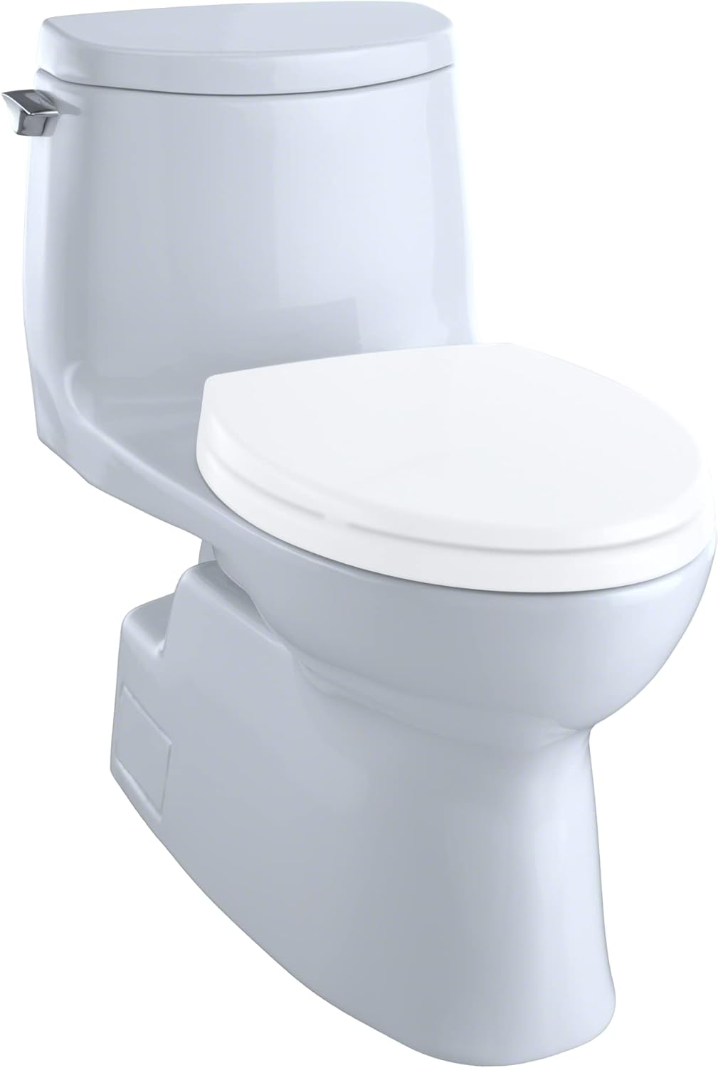 TOTO CST614CUFGAT40#01 Carlyle II 1 GPF One Piece Elongated Toilet with Left Hand Lever - Less Seat Cotton