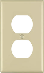 Leviton 80703-I 1-Gang Duplex Device Receptacle Wallplate Standard Size Replacement MPN