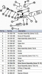 Arcair 94048087 Upper Arm K Series Angle-Arc Arc Gouging Torches