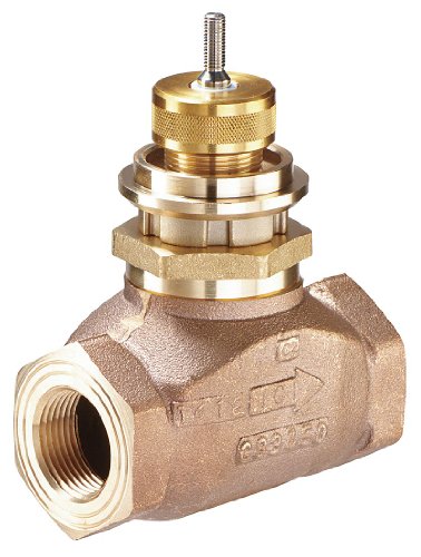 Johnson Controls VG7243LT Series VG7000 Bronze Globe Valve Two-Way Push-Down-to-Close Stainless Steel Trim NPT End Connection 3/4 Valve Size 7.3 Cv