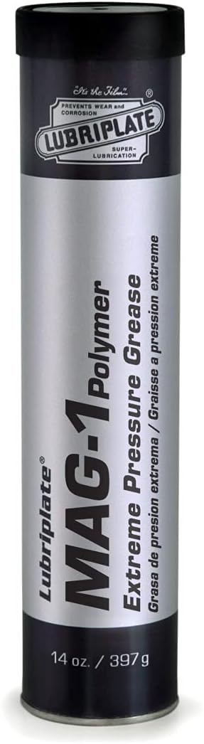 Lubriplate L0189-098 MAG-1 Off-White ISO-9001 Registered Quality System, ISO-21469 Compliant 23 cSt Multi-Purpose Grease, Pack of 10