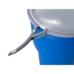 Eagle 1610MB 14 Gallon High Density Polyethylene Lab Pack Barrel Drum with Lever-Lock Lid Blue