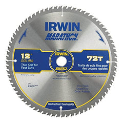 Irwin 14082 Marathon Carbide Table/Miter Circular Blade 12-Inch 72T