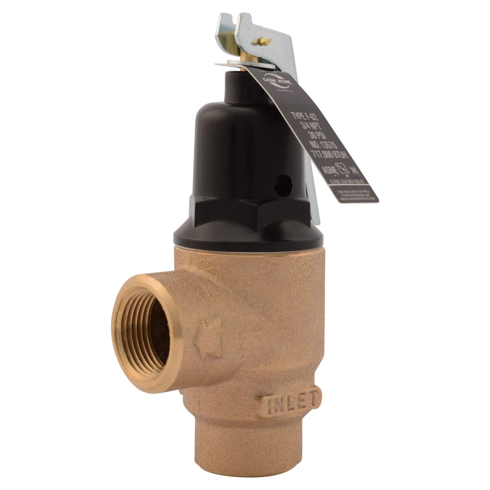 Cash Acme 23356-0050 Lead Free Relief Valve 50 PSI 1 in.