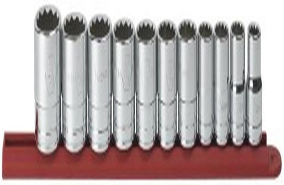 GEARWRENCH 80711 1/2 Drive 12 Pt. Standard Socket Set, SAE - 80711