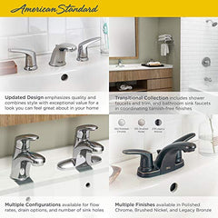 American Standard 7075200.002 Colony Pro Two Handle Centerset Bathroom Sink Faucet Polished Chrome