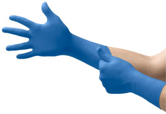 Microflex SG-375-L Disposable Gloves Latex Large Blue Pack of 50