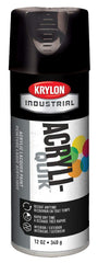 Krylon K01601A07 Acryli-Quik Acrylic Lacquer Gloss Black 12 oz