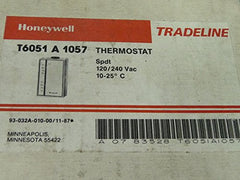 Honeywell T6051A1057 Heavy Duty Line Voltage Thermostat 8 to 29 C