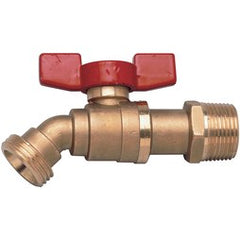 Watts Regulator LFBD-QT1/2 Boiler Drain LFBD-QT Quarter Turn 1/2 Inch Male Threaded Lead Free Brass 0123631