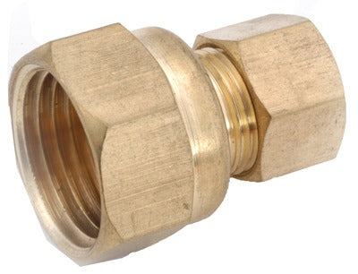 ANDERSON METALS Anderson Metals Corp 710066-0606 3/8 Inch Compression Fip Adapter