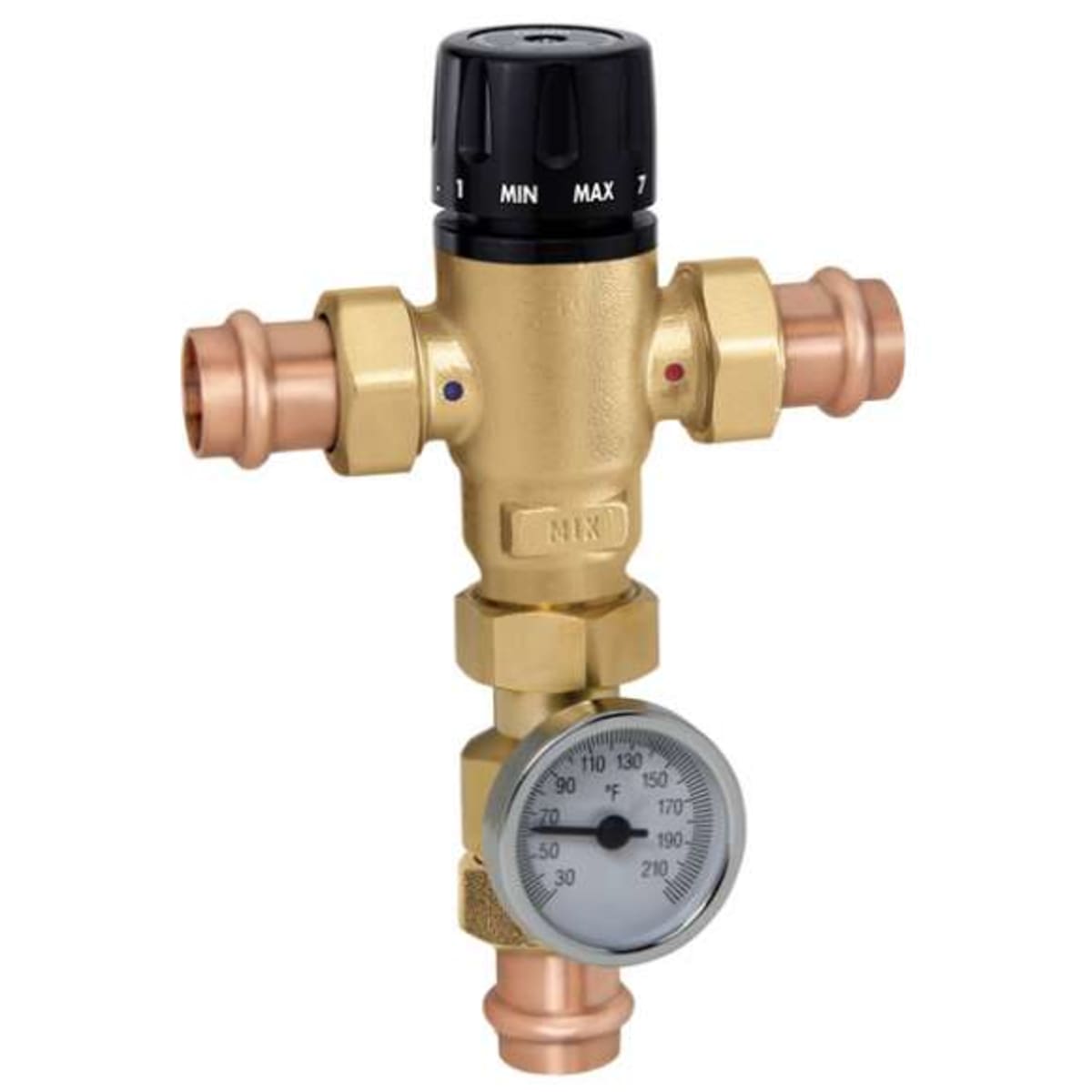 Caleffi 521506A MixCal 3-way Mixing Valve 3/4 Press