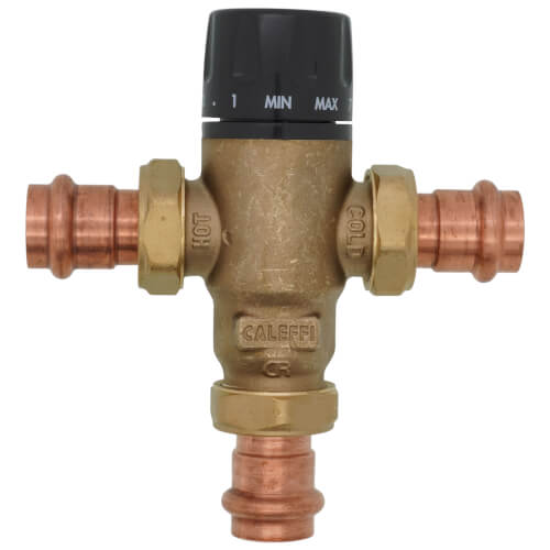 Caleffi 521506A MixCal 3-way Mixing Valve 3/4 Press