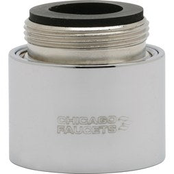 Chicago Faucet E32VPJKABCP Aerator Vandal-Proof Non-Aerator Laminar Chrome 13/16 Male 2.2GPM