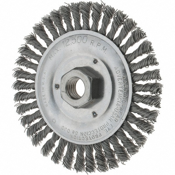 TRU-MAXX Tru-maxx 88546 Wheel Brush 5 in Carbon Steel Stringer Bead