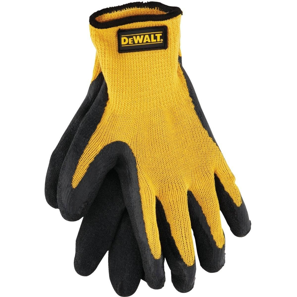 DEWALT DeWalt DPG70L Men's Large Gripper Rubber Coated Glove