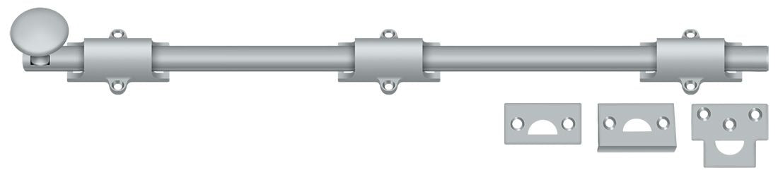 DELTANA Deltana 18SB26D Surface Bolt Heavy Duty Satin Chrome