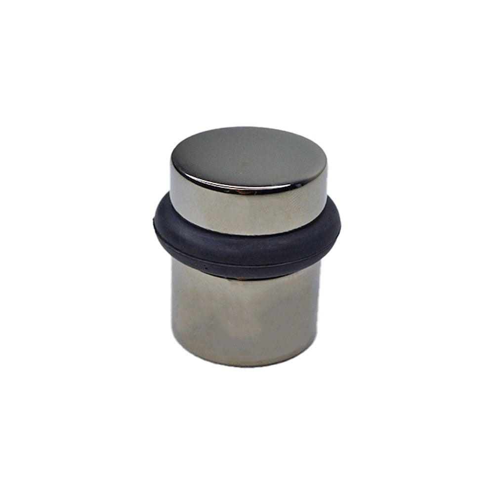 EMTEK Emtek 2257US14 Cylinder Floor Bumper Polished Nickel
