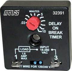 Mars 32391 Timer Delay on Make Adjustable 1 Amp