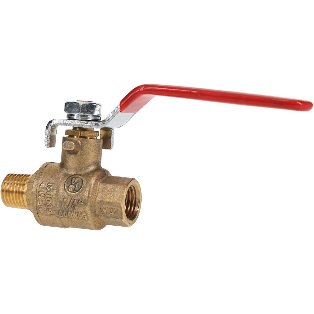 VALUE COLLECTION Value Collection TXMN025 Ball Valve 1/4 Inch Mnpt X Fnpt