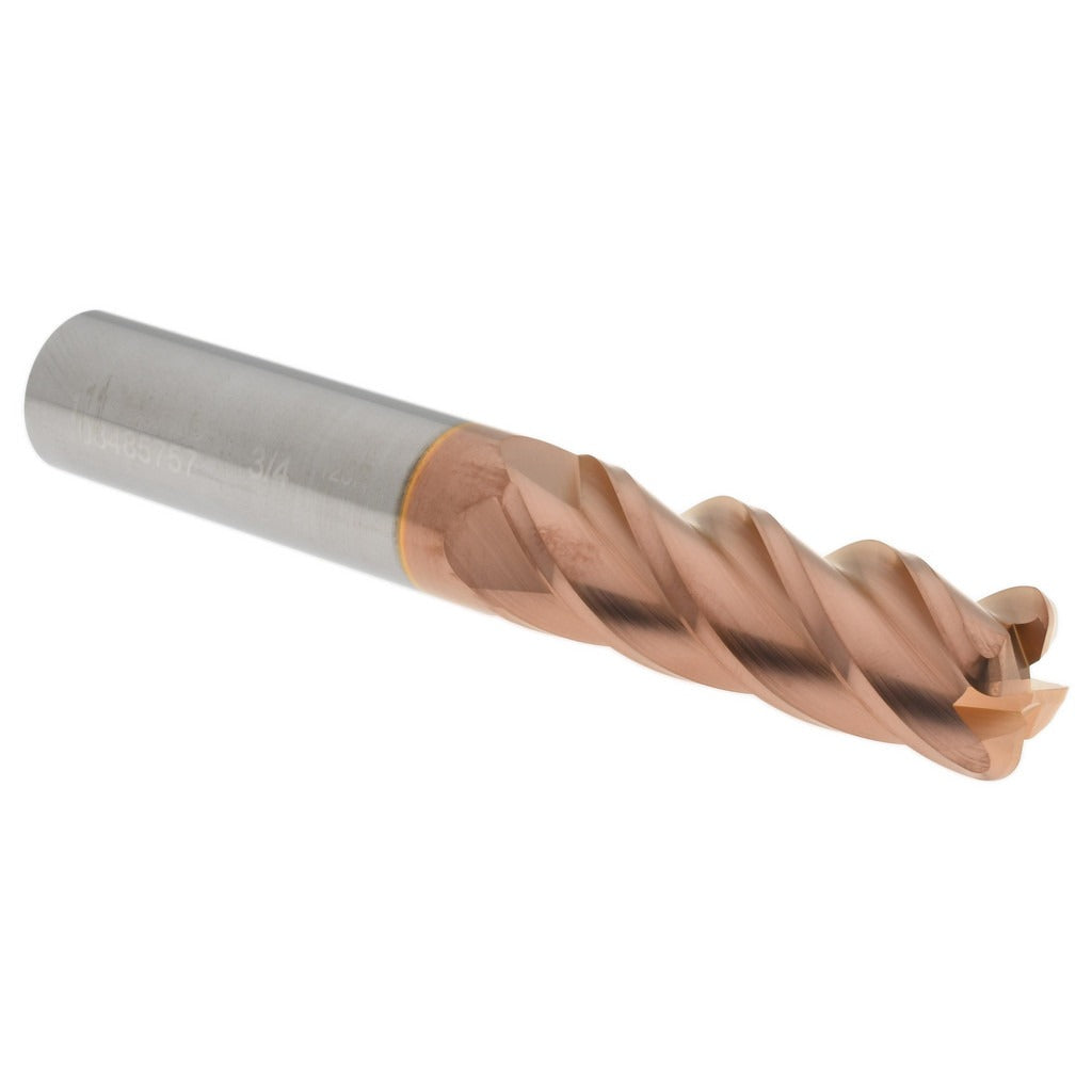 ACCUPRO Accupro 12183143 Corner Radius End Mill 3/4 in 4 Flute Ticn