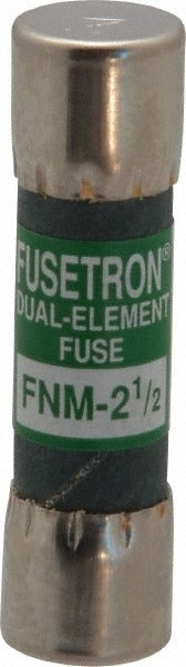 EATON Cooper Bussmann FNM-2-1/2 Cartridge Time Delay Fuse 2.5A