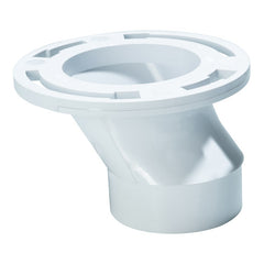 IPS 4831 Closet Flange Offset Less Knockout 3 x 4 Inch PVC