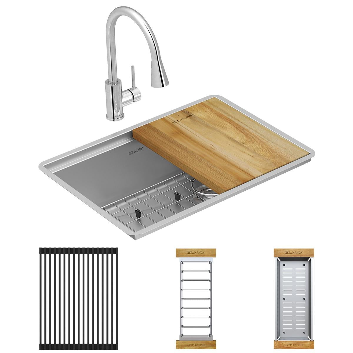 BSC PREFERRED Bsc Preferred ECTRU24169RTFCW Workstation Kitchen Sink
