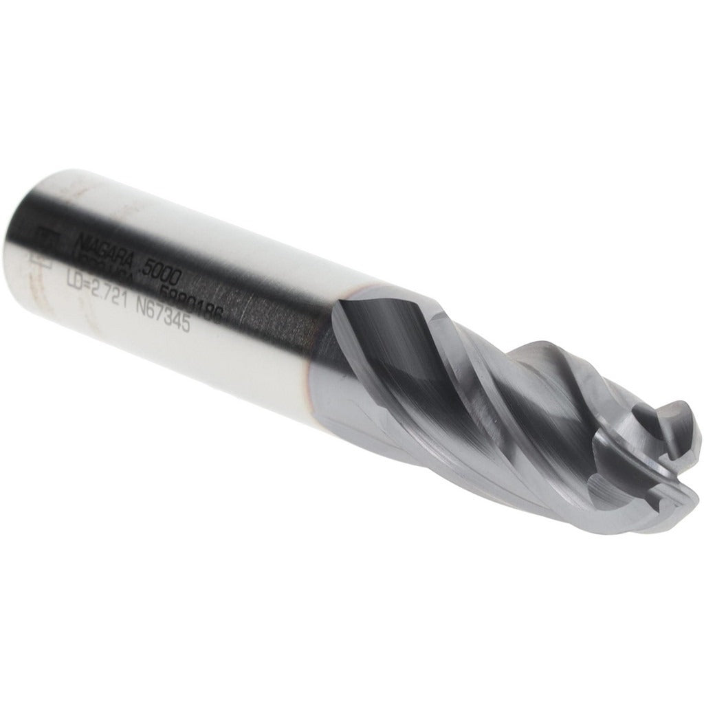 SECO TOOLS Seco 17012957 Ball End Mill 0.5 in 4 Flute Cobalt Ticn