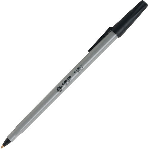 BUSINESS SOURCE Business Source BSN37531 Ballpoint Stick Pen Black Box 60