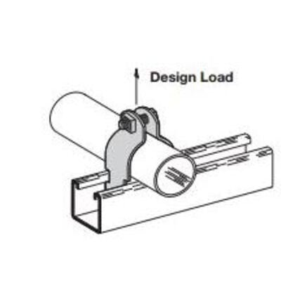 EATON Eaton B2011AL Pipe/Rigid Conduit to Strut Clamp 1-1/4 Inch