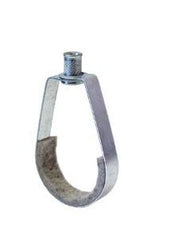 Anvil 0500407366 FIG 69F Adjustable Felt Lined Swivel Ring, 5 in Pipe, 1/2 in Rod, 1000 lb Load, Carbon Steel, Pre-Galvanized Strap/Zinc Plated Nut