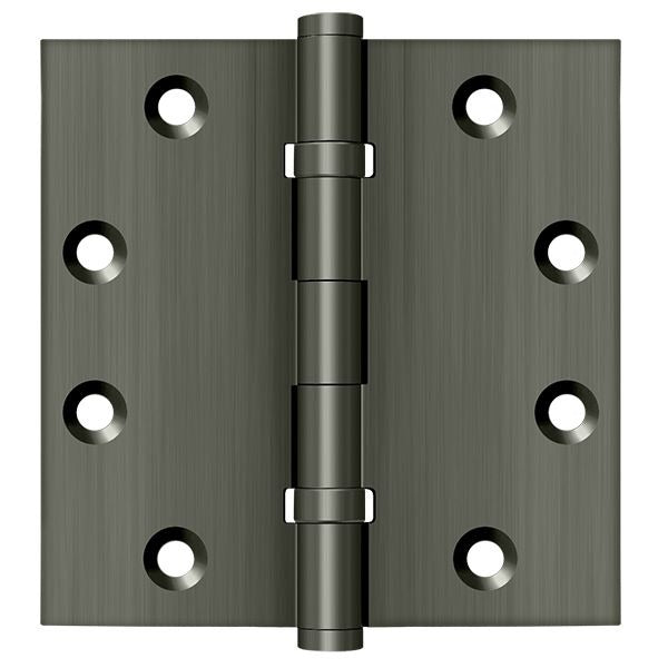 DELTANA Deltana DSB45B15A Square Hinge Ball Bearing Antique Nickel