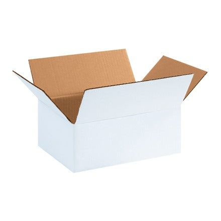 BSC PREFERRED Bsc Preferred 1184SCW White Corrugated Box 25-pack