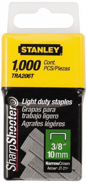 STANLEY Stanley TRA206T Light-duty Galvanized Steel Staples 1000-pack