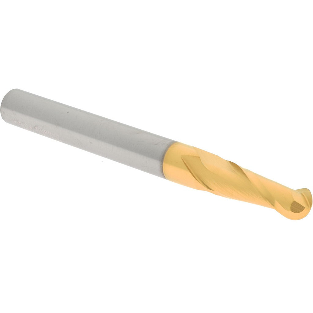 HERTEL Hertel E6249014 Ball End Mill 0.2188 in 2 Flute Carbide Tin