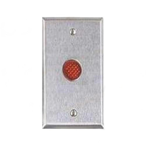 ALARM CONTROLS Alarm Controls Corporation CP1-1078 Ss Plate Red Led Annunciator