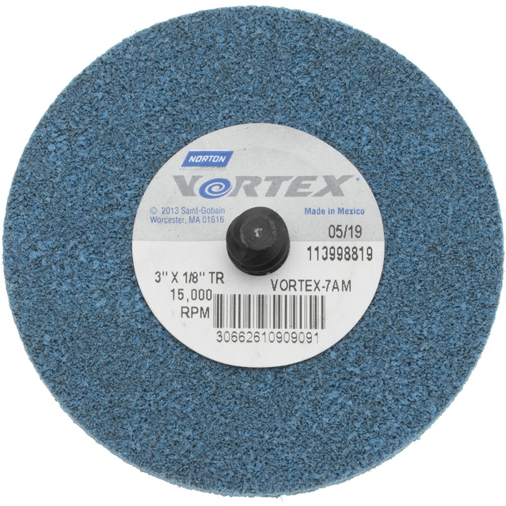 NORTON Norton 66261090909 Deburring Disc 3 in Medium Aluminum Oxide